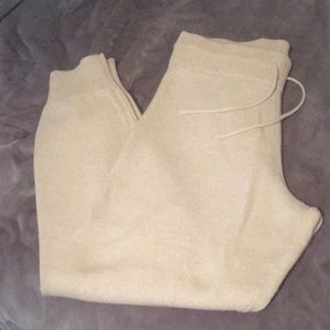 Sweater sweat pant style.